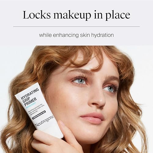 Neutrogena Hydro Boost Hydrating Grip Primer With Purified Hyaluronic Acid Invisible Gel Face Primer Locks Makeup In Place Extends Wear And Hydrates Dull Skin Dewy Finish 1.0 Oz