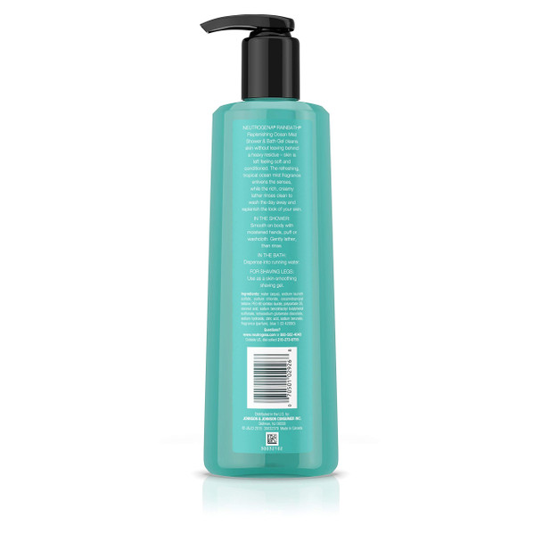 Neutrogena Rainbath Replenishing Shower And Bath Gel Ocean Mist 16 Fluid Ounce