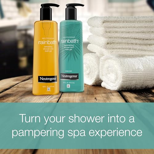Neutrogena Rainbath Refreshing & Cleansing Shower & Bath Gel Moisturizing Daily Body Wash & Shaving Gel For Soft Skin Two Pack Including Ocean Mist & Original Scents 16 Fl. Oz 2 Pack