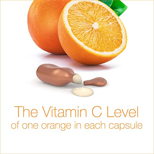 Neutrogena Rapid Tone Repair 20% Vitamin C Brightening Serum Capsules Antioxidant Face Serum To Brighten Look Of Dark Spots & Even Skin Tone Oil-Free 30 Serum Capsules