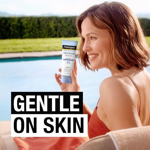 Neutrogena Ultra Sheer Dry-Touch Sunscreen Lotion Broad Spectrum Spf 45 Uva/Uvb Protection Light Water Resistant Non-Comedogenic; Non-Greasy Travel Size 3 Fl. Oz