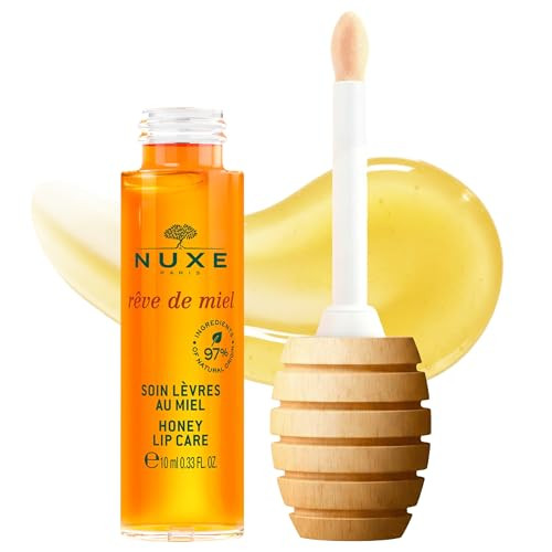 Nuxe R ve De Miel Honey Lip Gloss With Vitamin E And Lavender For Moisturized Shiny Lips 97 Percent Natural 0.33 Fl Oz