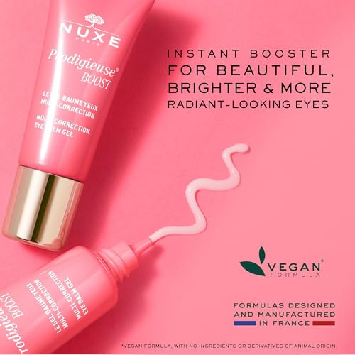 Nuxe Prodigieuse Boost Multi-Correction Eye Balm Gel With Jasmine Extract Reduces Puffiness & Dark Circles 0.51 Fl Oz