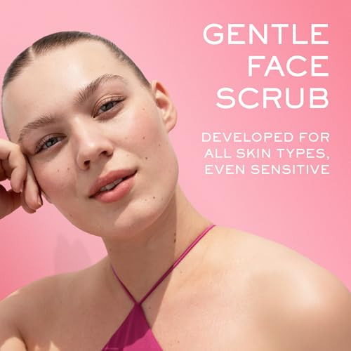 Nuxe Very Rose Radiance Face Scrub With Floral Water. Gentle Exfoliating Care That Cleans Deeply For Soft Smooth Hydrated Skin. Suitable For Sensitive Skin 2.5 Fl Oz