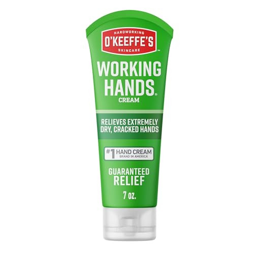 O'Keeffe'S Working Hands Hand Cream For Extreme Dryness - 7 Oz Tube (1 Pack) - Repairing Skincare For Cracked Dry Hands