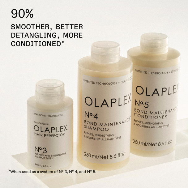 Olaplex N .5 Bond Maintenance Hair Strengthening Conditioner: Repairs Damage & Defend Against Future Breakage | Reduce Frizz | For Coily Curly Straight And Wavy