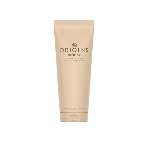 Origins Ginger Exfoliating Body Wash| Cleanses Gently Scrubs & Invigorates Your Senses| With Bamboo Carnauba Wax Walnut And Ginger 6.7 Fl Oz
