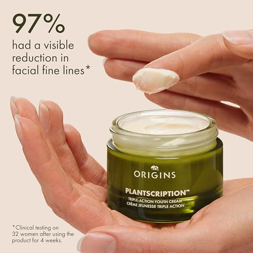 Origins Plantscription Triple-Action Youth Cream | Our Firming Smoothing Hydrating Face Cream | With Our Signature Blend Of Anogeissus And Peptides 1.7 Fl Oz