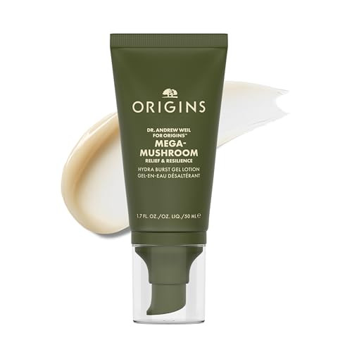 Origins Mega-Mushroom Hydra Burst Lightweight Moisturizer | Reduces Visible Redness | With Niacinamide & Reishi Mushroom 1.7 Fl Oz