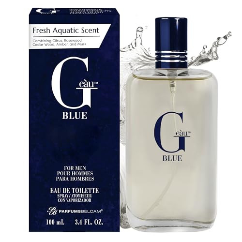 Pb Parfumsbelcam G Eau Blue Eau De Toilette Spray Men S Cologne Long-Lasting Summer Fragrance For Men And Teen Boys Perfume Para Hombre 3.4 Fl Oz Fresh Blue Scent
