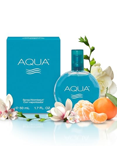 Pb Parfumsbelcam Aqua Eau De Toilette Spray For Women Fresh Fruity Floral Perfume With Mandarin Freesia Musk & Wood Notes Everyday Day-To-Night Fragrance Great Idea 1.7 Fl Oz