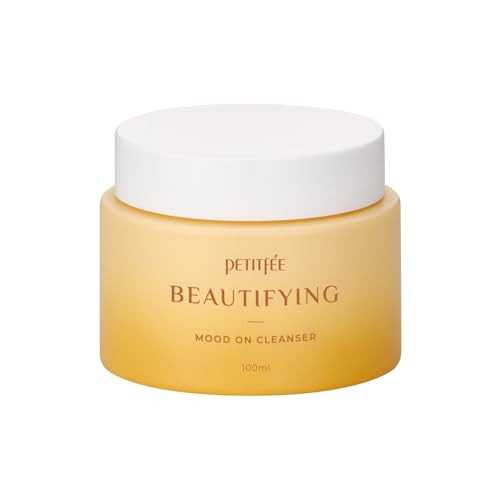 Petitfee Beautifying Mood On Cleanser 3.38 Fl. Oz. (100Ml) - Cleansing Balm Makeup Removal Pore Cleansing Dissolves Sunscreen Moisturizing Finish With Citrus Aroma Oil Korean Skincare