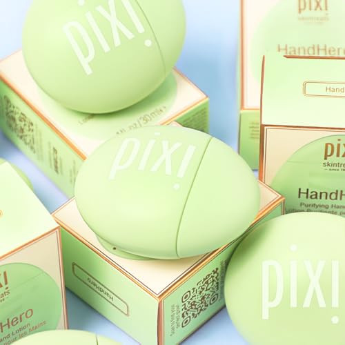 Pixi Handhero Purifying Hand Lotion | Deeply Hydrating & Quick-Absorbing Formula | Enriched With Ceramides Jojoba Tea Tree & Rosemary Oils | Nourishing Travel-Size Hand Cream | 1 Fl. Oz/ 30 Ml