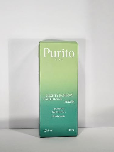 Purito Mighty Bamboo Panthenol Serum Glow Serum Moisture Barrier Repair For All Skin Types Fast Absorbing Deep Hydration Skin Vegan & Cruelty-Free Korean Skincare 1.01 Fl.Oz / 30 Ml