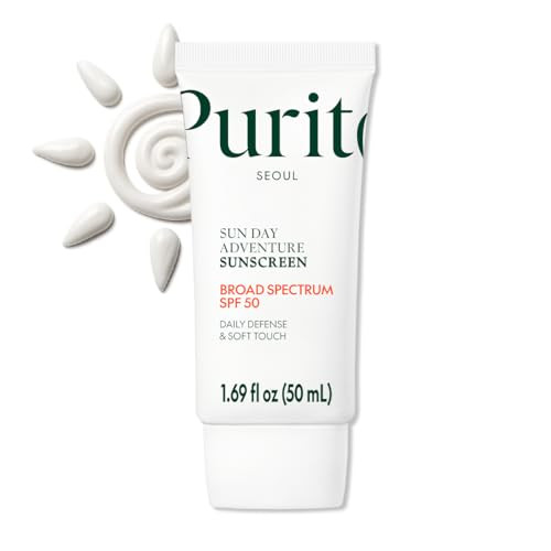 Purito Korean Sunscreen Spf 50 | Lightest Texture No White Cast Broad Spectrum Uva/Uvb | Oil-Free Vegan For All Skin Types | Daily Lightweight Sun Protection | Korean Skincare 50Ml 1.69 Fl.Oz