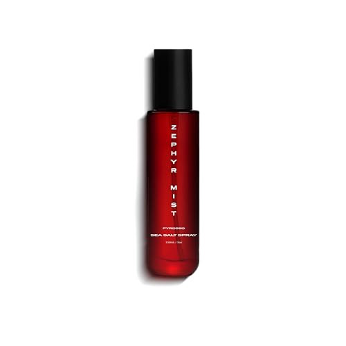 Pyrosso Sea Salt Spray For Men Volumizing Hair Texture Mist With Dead Sea Salt & Argan Oil Lightweight Matte Finish Adds Volume & Thickness 6.8 Fl Oz