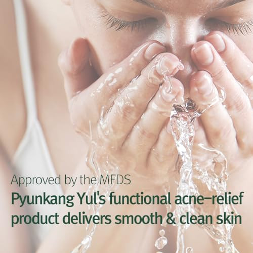 Pyunkang Yul Pky Calming Cleansing Foam Low Ph Formula Facial Wash/Cleanser With Witch Hazel Aha For Oil Control- Cica Tea Tree Extract - Rapid Moisture Replenishment 3.38 Fl.Oz