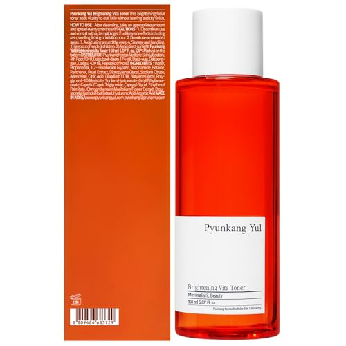Pyunkang Yul Pky Radiance Vita Toner For Flawless And Radiant Skin Blemish Care Toner With Vitamin C & Niacinamide Zero Irritation Korean Skincare (5.07 Fl. Oz 150Ml)