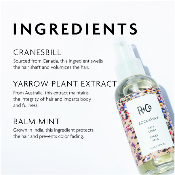 R+Co Rockaway Salt Spray Adds Volume And Hair Texture