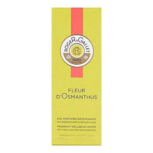 Roger & Gallet | Fragrant Water Body Spray For Women | Fleur D'Osmanthus 3.3 Fluid Oz