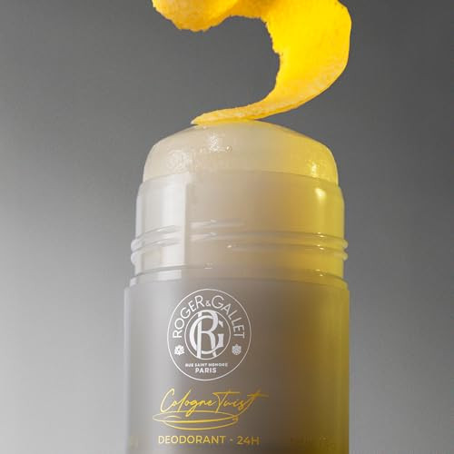 Roger & Gallet | Cologne Twist Roll On Deodorant | Fresh Citrus & Aromatic Herbal Scented Roll On Deodorant For Men (1.7 Oz)