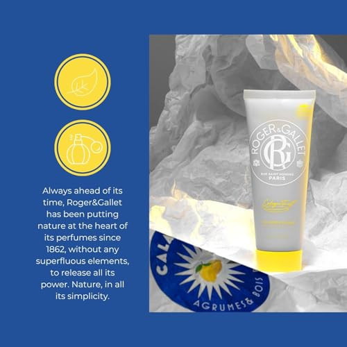 Roger & Gallet | Cologne Twist After Shave Gel | Fresh Citrus & Aromatic Herbal Scented Aftershave For Men (2.5 Oz)