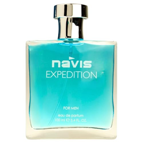 Sandora Fragrances Perfume For Men Navis Expedition Green Leaves Apple Lotus Cedarwood Fresh Aquatic Clean Long-Lasting (3.4 Fl Oz / 100Ml)