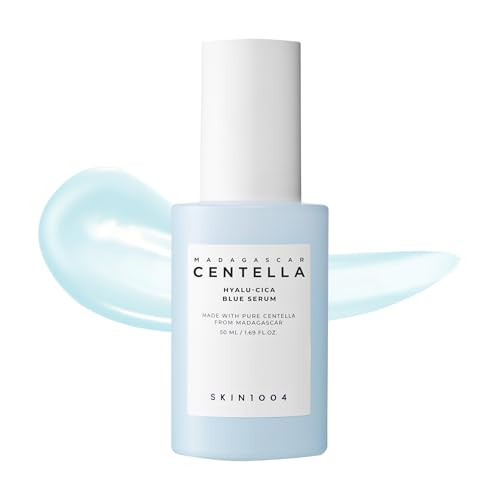 Skin1004 Hyalu-Cica Blue Serum 1.69Fl.Oz 50Ml Hydrating Face Serum With 5 Hyaluronic Acids & Madagascar Centella Asiatica Korean Facial Ampoule For Deep & Long-Lasging Moisture Korean Skin Care