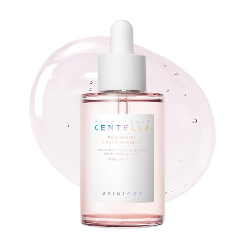 Skin1004 Centella Poremizing Fresh Ampoule 1.69 Fl.Oz 50Ml Korean Pink Serum For Enlarged Pores Minimizing With Madagascar Centella And Himalayan Pink Salt Hydrating Facial Serum Korean Skin Care