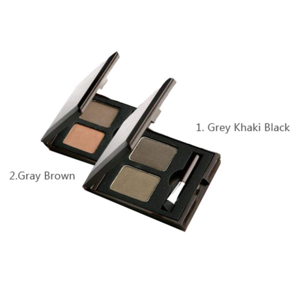 Skinfood Choco Eyebrow Powder Cake From Real Cacao - Eyebrow Powder Duo Palette With Minerals - Great s Ideas For Women Mom Teacher Officemate Sister Best Friend (#2 Grey Brown)