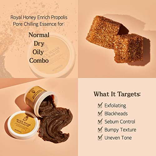 Skinfood Black Sugar Mask Wash Off 120G (4.23 Oz) Facial Hydrating And Nourishing Blackheads Exfoliator