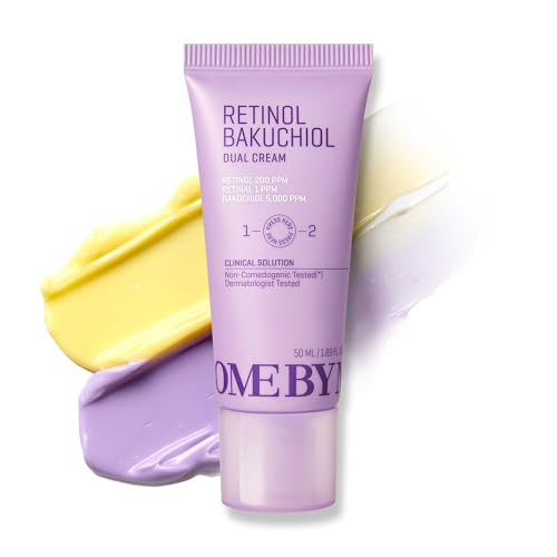 Some By Mi Retinol Bakuchiol Dual Cream 1.69Oz 50Ml Korean Collagen & Retinol Face Moisturizer For Skin Barrier & Soothing Care With Niacinamide Panthenol & Vitamin E Korean Skin Care