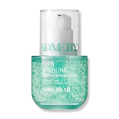 Some By Mi Pdrn Spirulina Soothing Repair Serum 1.69Oz 50Ml Korean Vegan Pdrn Serum For Face Calms Redness Firms & Hydrates Skin With Spirulina Peptides & Marine Mucin Korean Skin Care
