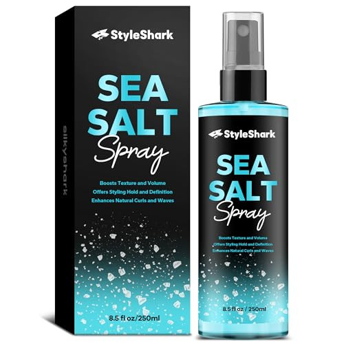 Styleshark Sea Salt Spray For Hair Men & Women (8.5 Fl Oz) Sea Salt Spray For Men Beach Wave & Volumizing Texturing Sprays To Add Volume & Texture