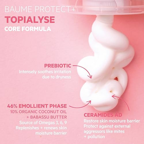 Svr Topialyse Intensive Balm Face And Body - 48Hr Moisturizing Soothing Cream To Relieve Itching Of Very Dry Sensitive Skin Of Babies Kids And Adults - Helps To Repair And Protect 6.7 Fl.Oz