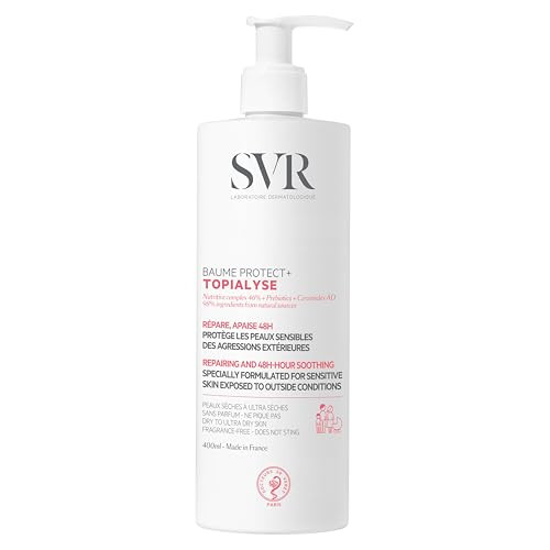 Svr Topialyse Intensive Balm Face & Body Moisturizer With Ceramides. 48Hr Itch Relief For Dry Skin. Suitable For All Ages. Fragrance Free 13.5 Fl Oz