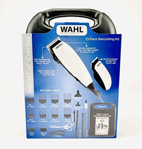 Wahl Homecut Combo 23 Piece Complete Haircutting Kit - Clipper And Trimmer Set
