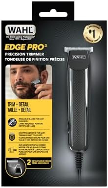 Wahl Edge Pro Bump-Free Corded Beard Trimmer Facial Hair Trimmer Grooming Detailer For Men - For Edging Beards Moustaches Hair And Stubble Model 3291