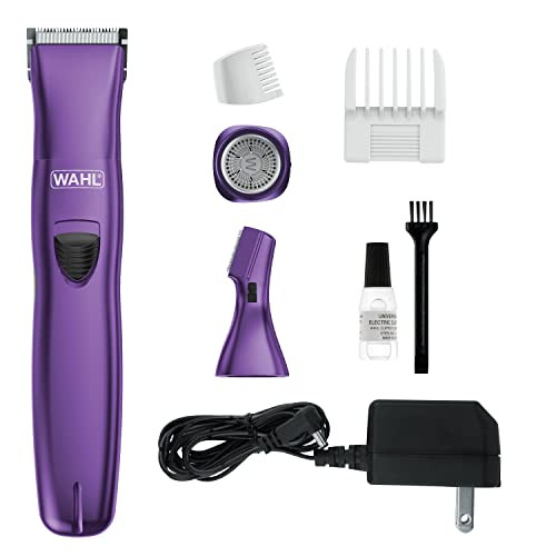 Wahl Pure Confidence Rechargeable Electric Trimmer Shaver & Detailer For Smooth Shaving & Trimming Of The Face Underarm Eyebrows & Bikini Areas Model 9865-100