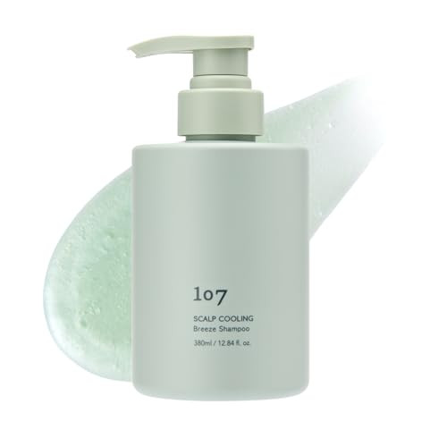 107 Scalp Cooling Breeze Shampoo - Soothing & Refreshing Scalp Cooling Shampoo With 3-Year Aged Fermented Mugwort Vinegar Scalp Care Sebum Control (12.84 Oz)