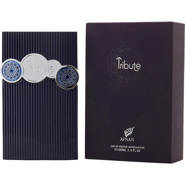 Afnan Tribute Blue Travel Edition Eau De Parfum Spray 3.4 Fl. Oz