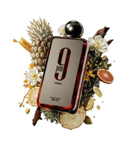 Afnan 9 Pm Rebel Eau De Parfum Spray For Unisex 3.4 Ounce
