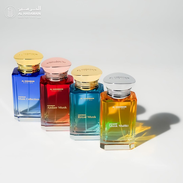 Al Haramain Musk Collection - Cologne For Men - Long Lasting Perfume For Men - Arabian Perfume For Men - Men's Cologne - Musk Perfume 3.4 Oz