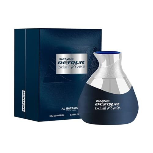 Al Haramain Detour Noir Exclusif Eau De Parfum Spray For Unisex 3.4 Ounce