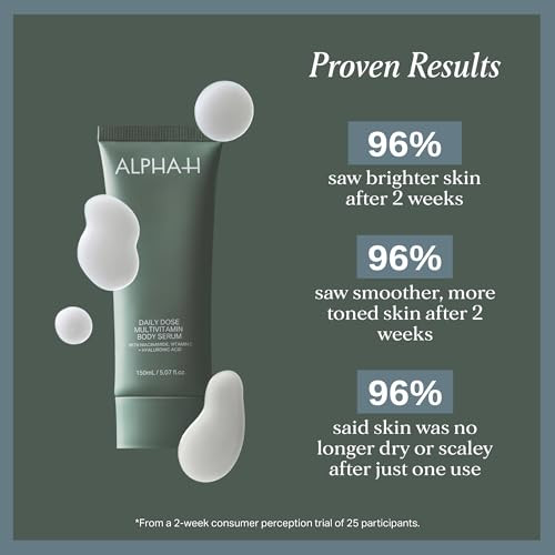 Alpha-H Daily Dose Multi-Vitamin Body Serum 150Ml 5% Niacinamide Body Treatment For Brightening Smoothing & Hydration Fast-Absorbing Lightweight Formula