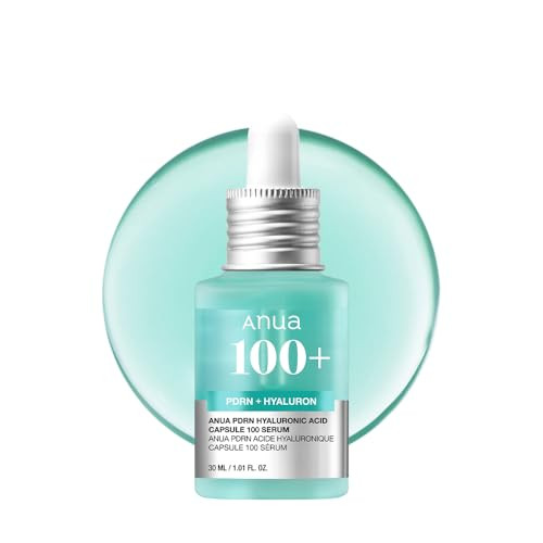 Anua Pdrn Hyaluronic Acid Capsule 100 Serum Radiant Face Serum Salmon Dna Hyaluronic Acid Hydration Moisture Plumping Effect Lightweight Glass Skin Korean Skincare 1.01 Fl. Oz