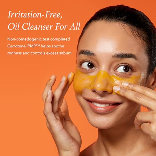 Aprilskin Double Cleanse Duo Carrotene Ipmp Hydromelt Cleansing Balm & Pink Aloe Facial Polish Cleanser Hydrating And Gentle Care For Fresh Radiant Skin
