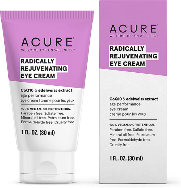 Acure Organics, Eye Cream, Chlorella + Edelweiss Stem Cell, 1 Fl Oz (30 Ml)