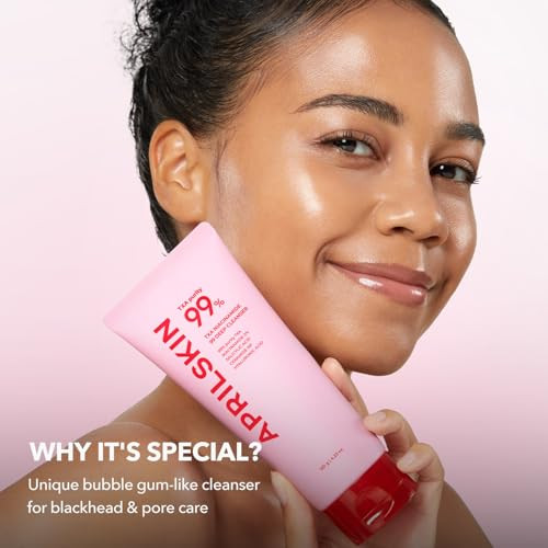 Aprilskin Txa Niacinamide 99 Pore Care Pink Bubble Gum Deep Cleanser 99% High-Purity Txa+Niacinamide All In One Cleanser Deep Cleansing Blackhead Care Pore Care Moisturizing 4.23 Fl.Oz
