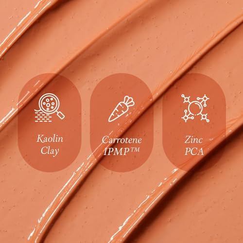 Aprilskin Carrotene Clay Mask With Pore Brush: Carrotene Ipmp 3-Min Quick Dry Pore Caring Clay Mask And Pore Cleansing Facial Silicone Brush